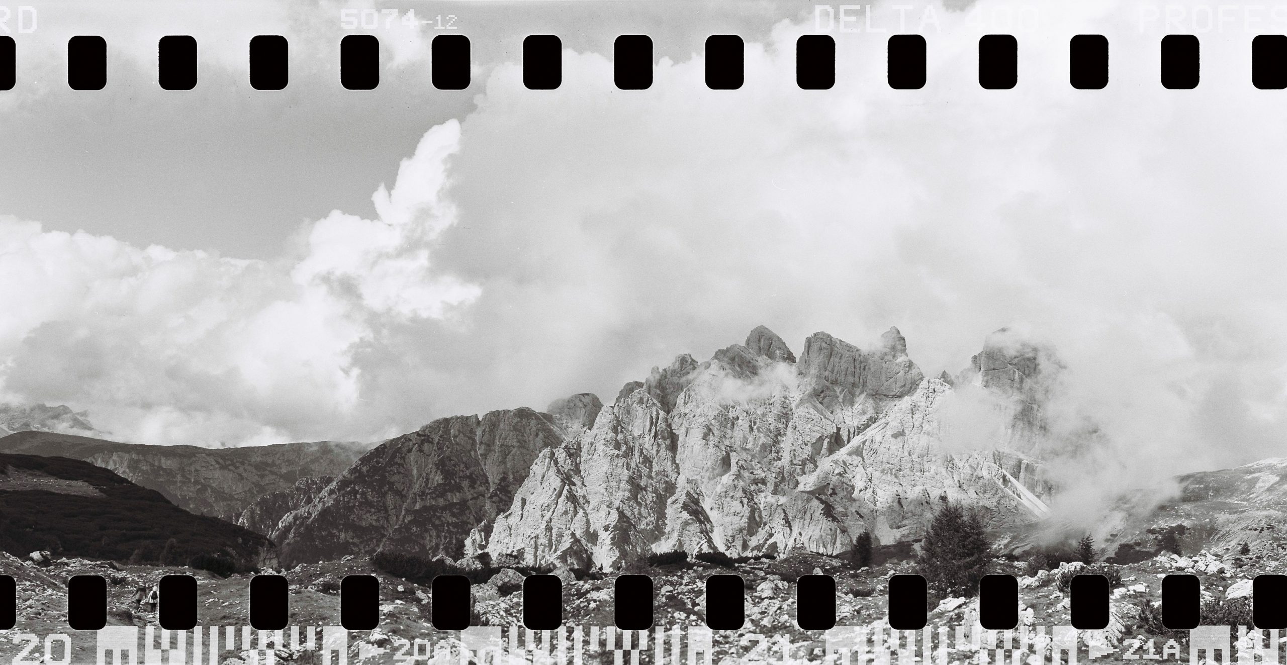 Wanderweg um die Drei Zinnen. Teil der Sextner Dolomiten, Dolomiten, Ostalpen.